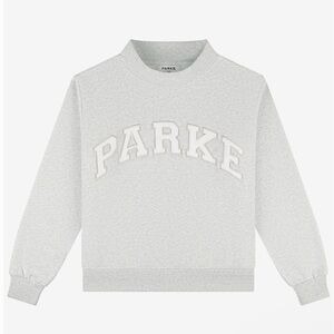 PARKE Gray Crewneck Sweater for Men